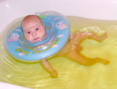 complicaties capsule Luxe BabySwimmer - Children's cirkel op de nek om te zwemmen