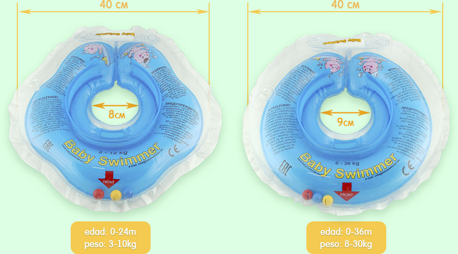 Baby Swimmer™ neckring sizes