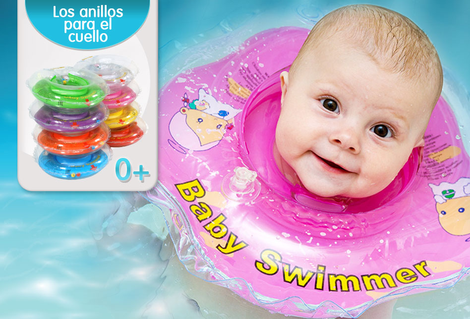 BabySwimmer círculo en el cuello de bañar a los niños
